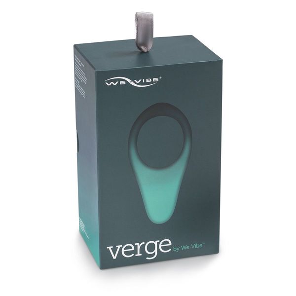 Смарт-віброкільце під одяг VERGE BY WE-VIBE SLATE, охоплює пеніс та мошонку, 10 режимів SO1701 фото