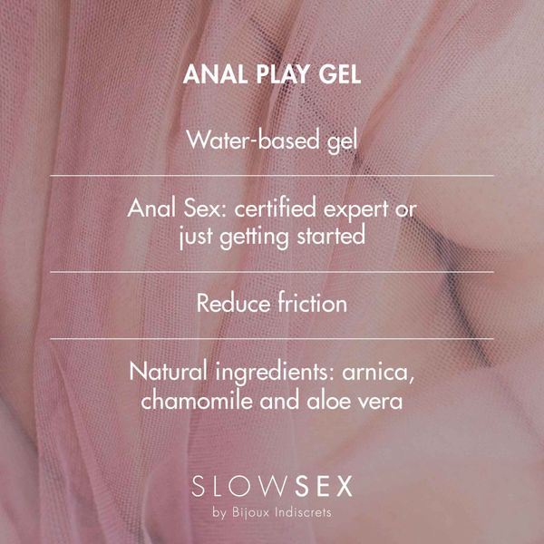 Анальний гель-змазка Bijoux Indiscrets Slow Sex Anal play gel SO5900 фото